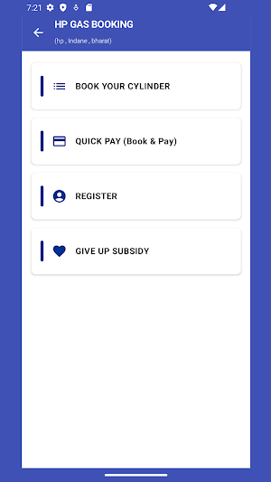 LPG Gas Booking App-HP, Indane Screenshot 0
