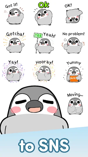 Emoji Stickers Pesoguin Screenshot 2