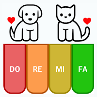 Piano Kids. Piano Cat and Dog