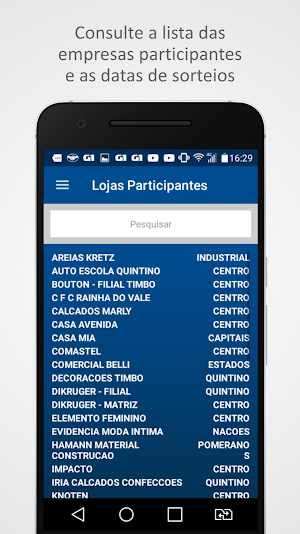 Sorteio CDL Screenshot 1