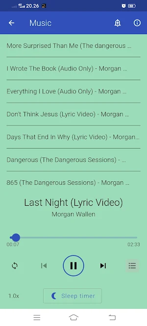 Morgan Wallen Musica Offline Screenshot 2
