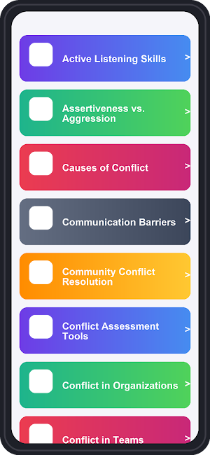 Conflict Resolution Trivia Screenshot 0