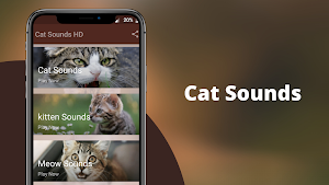 Cat Sounds - Cat Meow Sounds Ringtones Screenshot 0