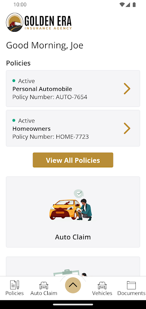 Golden Era Insurance Agency Screenshot 1
