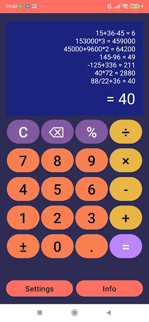 ColorCalc: Calculator & Widget Screenshot 3