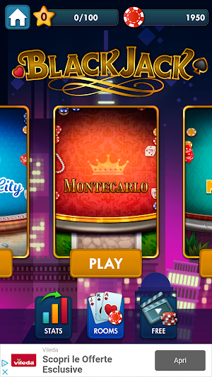 BlackJack 21 Free Screenshot 0