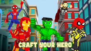 Green Hero Craft: Super City Screenshot 1