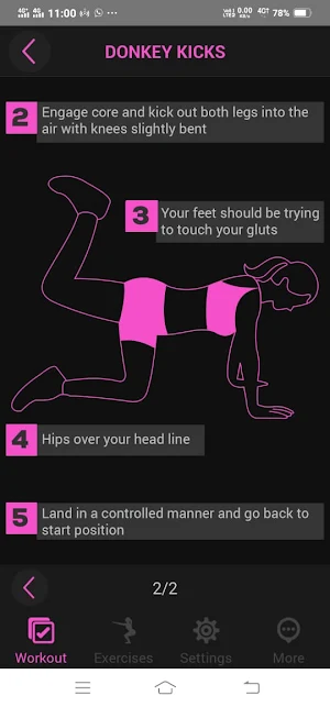 Woman Exercise Screenshot 3