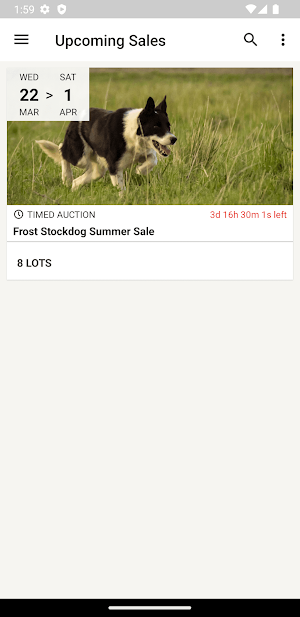 Frost Stockdog Sales Screenshot 0