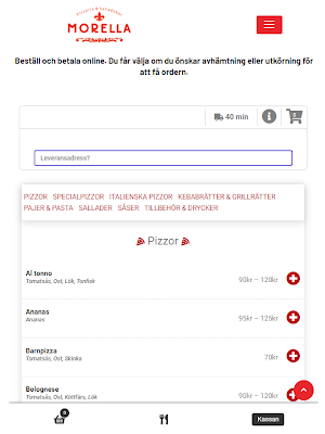 Morella Pizzeria Screenshot 1