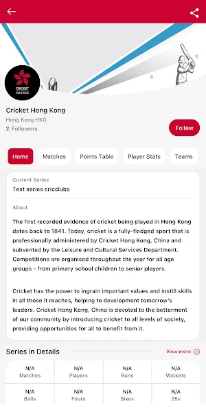 Cricket Hong Kong China Screenshot 1
