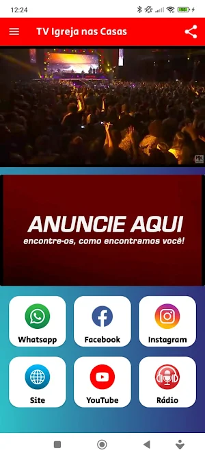 TV Igreja nas Casas Screenshot 1