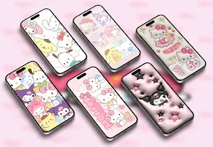 Hello Cute Kitty Wallpaper Screenshot 1