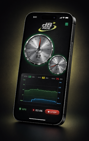 dB Ride – Noise Meter & GPS Screenshot 0