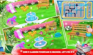 Dirty House Cleaning Girl Game Screenshot 3