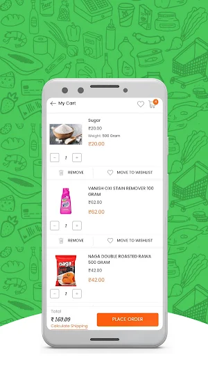 Del Cart Screenshot 2