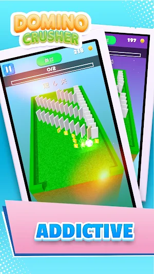 Domino Cursher - Push All Down Screenshot 3