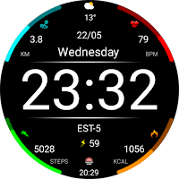 Digital Skort Watch Face