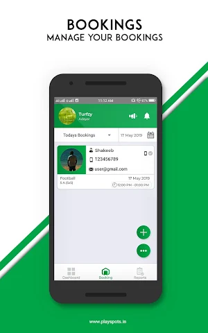 Playspots : Facility Partner Booking App Screenshot 0