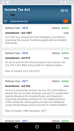 Ghana Tax Laws Screenshot 0