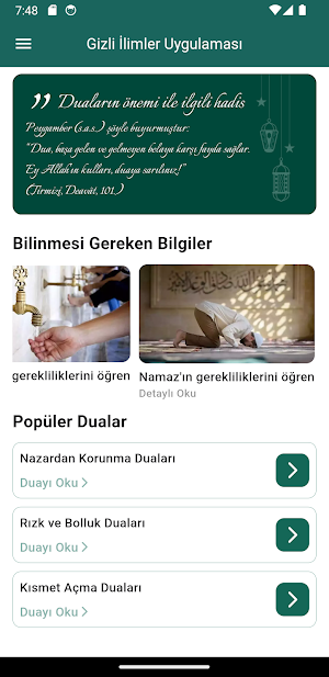Gizli İlimler - Sırlı Dualar Screenshot 0