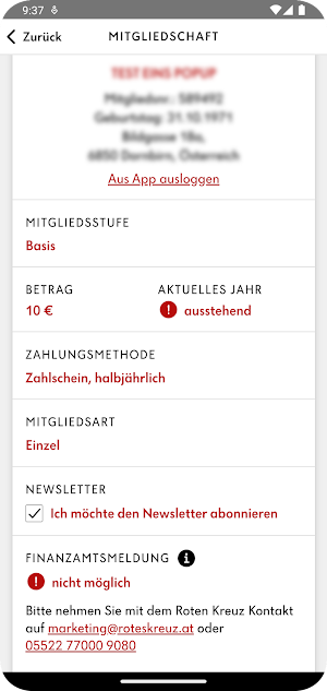 Rotes Kreuz Vorarlberg Screenshot 3