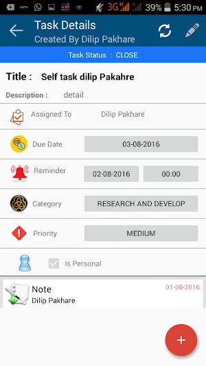 Task Management Screenshot 2