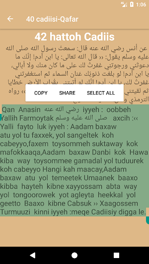 40 cadiisi Qafar afa Screenshot 3