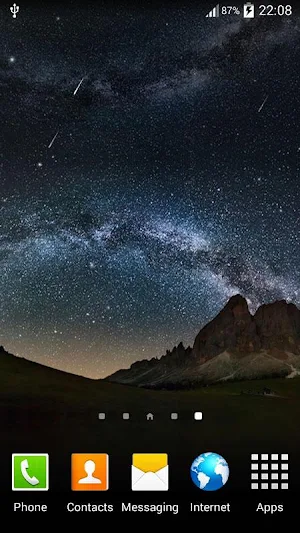 Star Night Live Wallpaper Screenshot 0