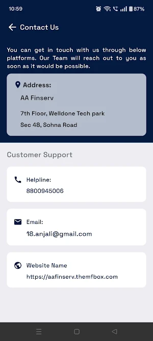 AA Finserv Screenshot 3