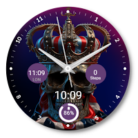 Skull Crown Gold Samsung watch