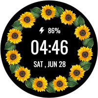 Elegant Sunflower Bloom Watch