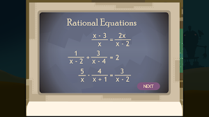 Solve Quad Eq Rational Exp Screenshot 1