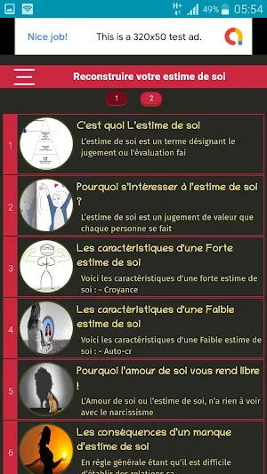 Reconstruire son estime de soi Screenshot 0