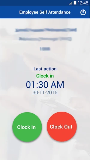 Andalusia Timecard Screenshot 2