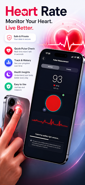 Heart Rate Monitor: Pulse Scan Screenshot 0