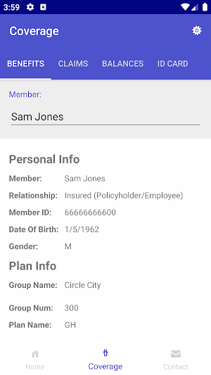 MyGBSHealth Screenshot 2