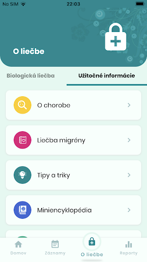 Migréna Kompas - bolesť hlavy pod kontrolou Screenshot 2