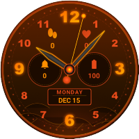 Volcanic Ember - watch face