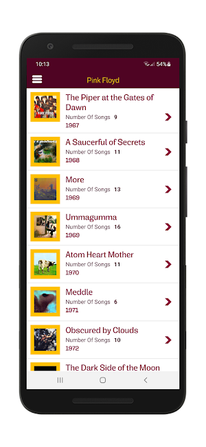 Pink Floyd Lyrics & Wallpapers Screenshot 1