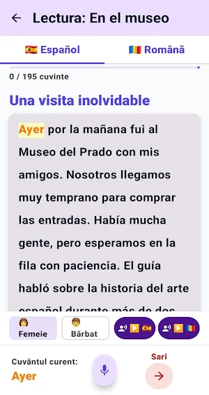 Limba spaniola explicata Screenshot 2