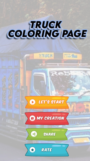 Trucks Coloring Pages Screenshot 1