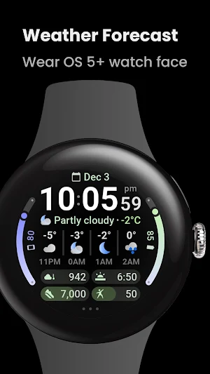Weather Forecast Watch Face Screenshot 0
