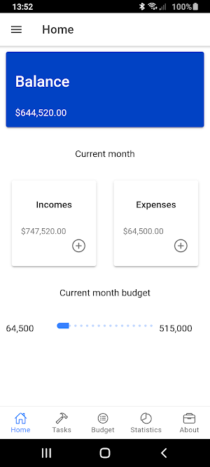 Compta Familial Expense-Budget Screenshot 0
