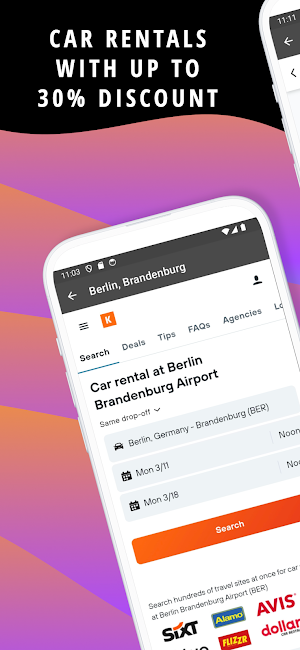 Bargain Car Rentals Screenshot 1