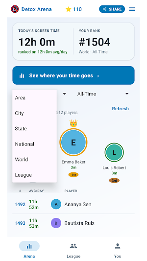 Digital Detox Arena Screenshot 0
