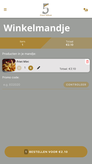 Frituur Vijfhoek Screenshot 2