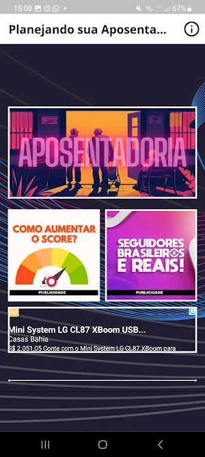 Planejando sua Aposentadoria Screenshot 0