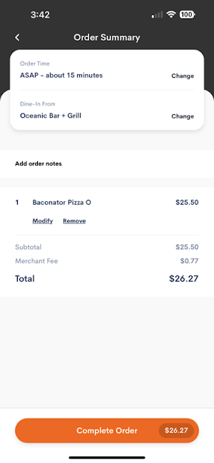 Oceanic Bar & Grill Screenshot 2