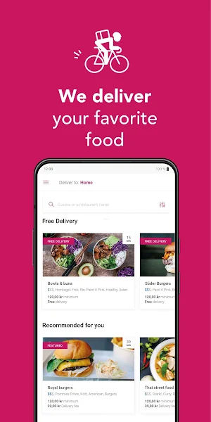 foodora Sweden Screenshot 0